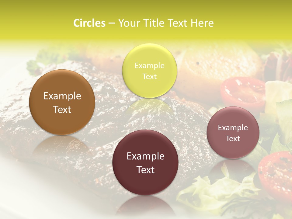 Chop Horizontal Object PowerPoint Template