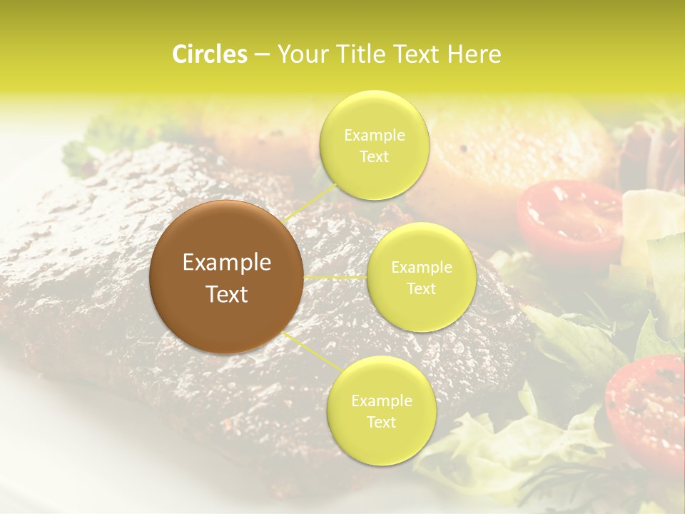Chop Horizontal Object PowerPoint Template