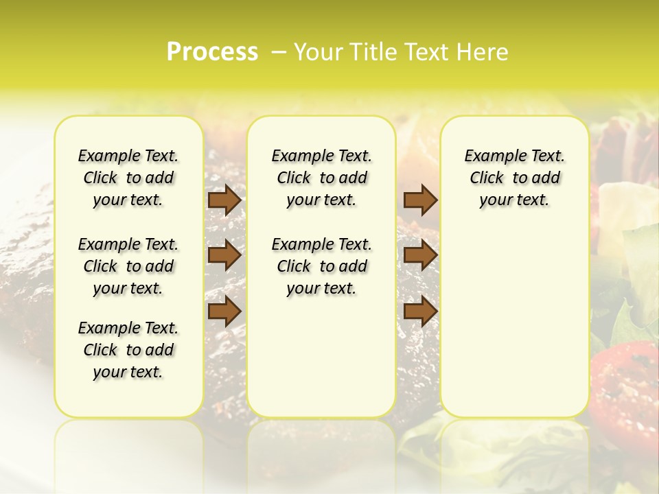 Chop Horizontal Object PowerPoint Template
