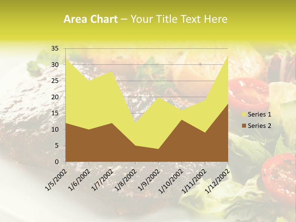 Chop Horizontal Object PowerPoint Template