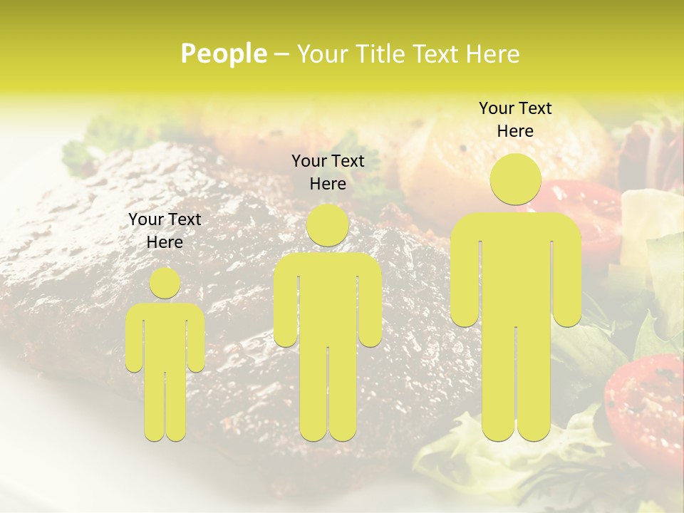 Chop Horizontal Object PowerPoint Template