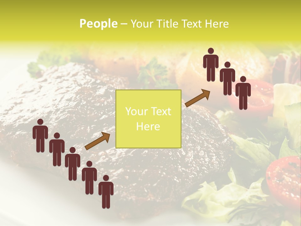 Chop Horizontal Object PowerPoint Template