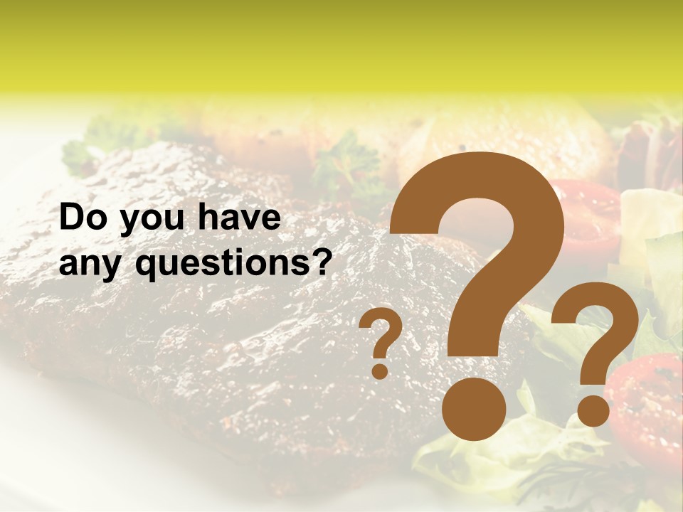 Chop Horizontal Object PowerPoint Template