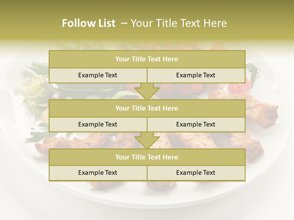 Restaurant Dining Fillet PowerPoint Template