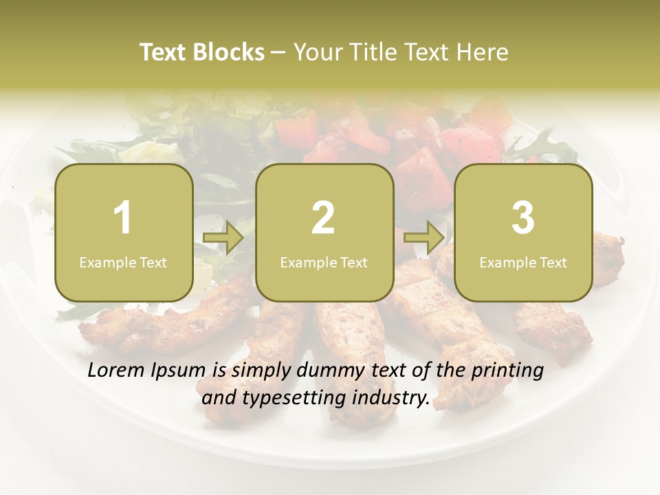 Restaurant Dining Fillet PowerPoint Template
