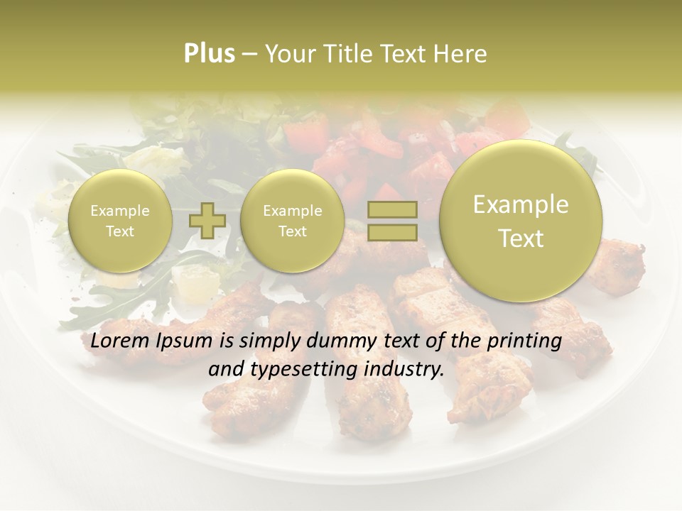 Restaurant Dining Fillet PowerPoint Template
