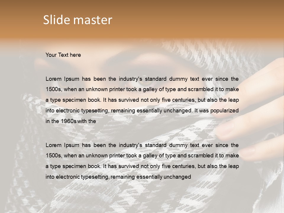 Adult Costume People PowerPoint Template