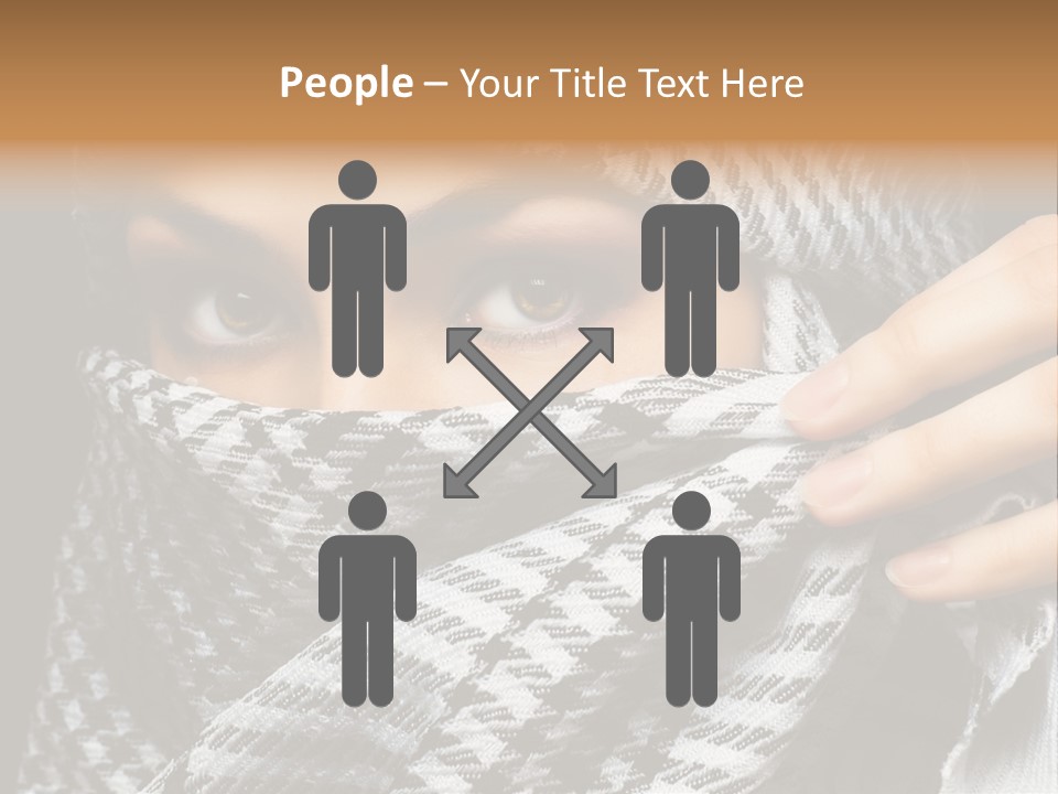 Adult Costume People PowerPoint Template