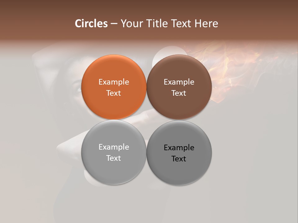 Smile Night Woman PowerPoint Template