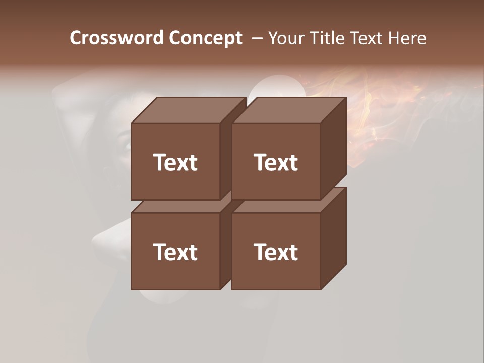 Smile Night Woman PowerPoint Template