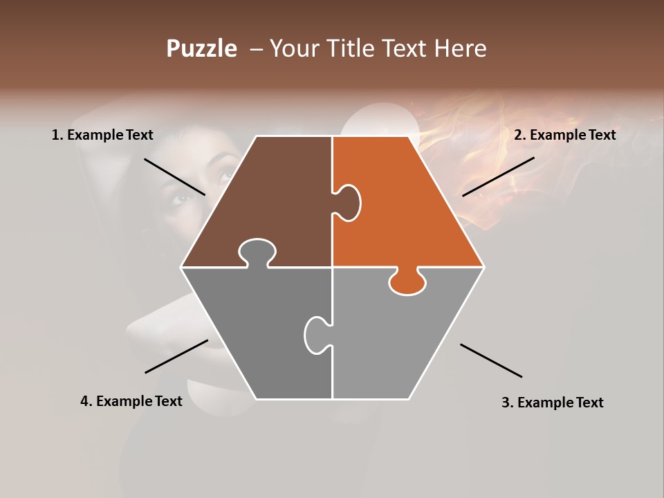 Smile Night Woman PowerPoint Template