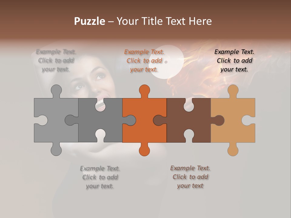 Smile Night Woman PowerPoint Template