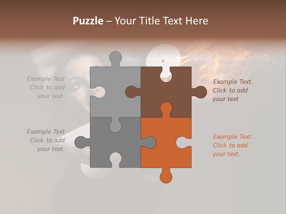 Smile Night Woman PowerPoint Template