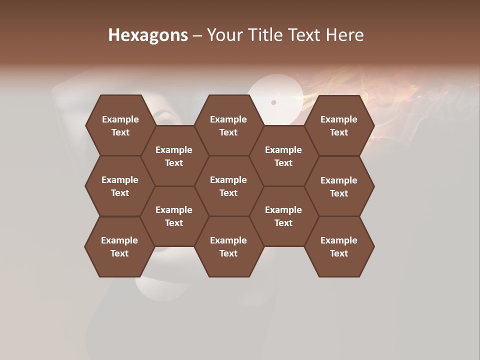 Smile Night Woman PowerPoint Template