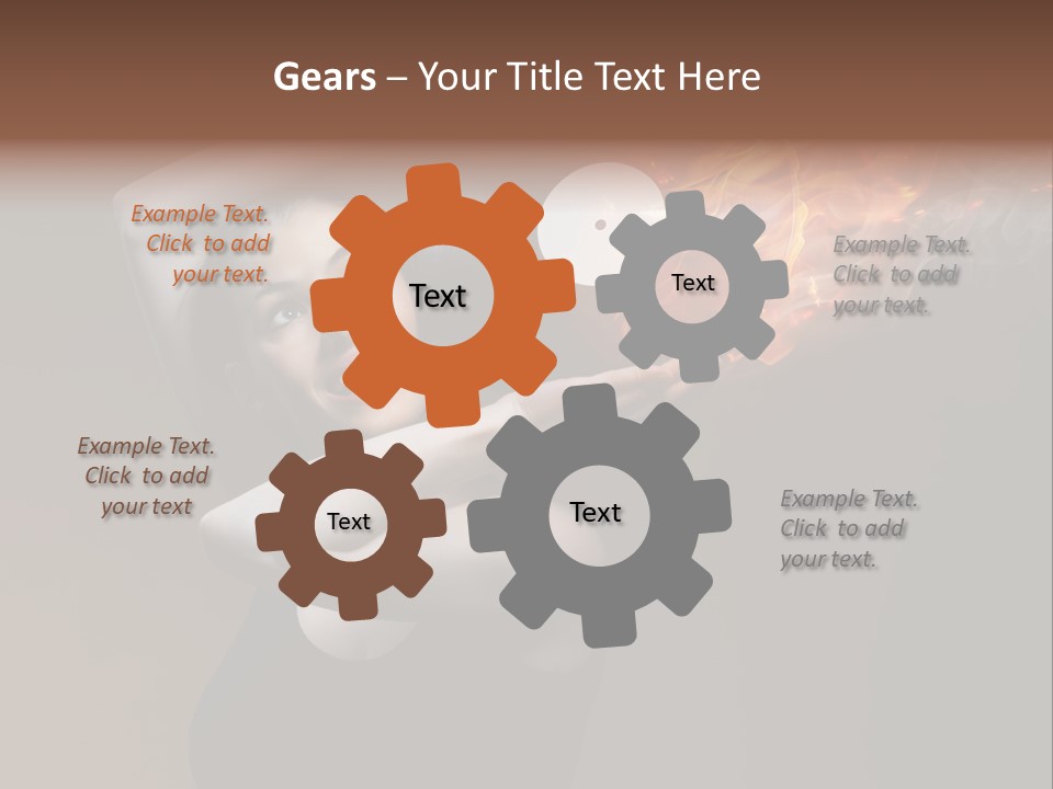 Smile Night Woman PowerPoint Template