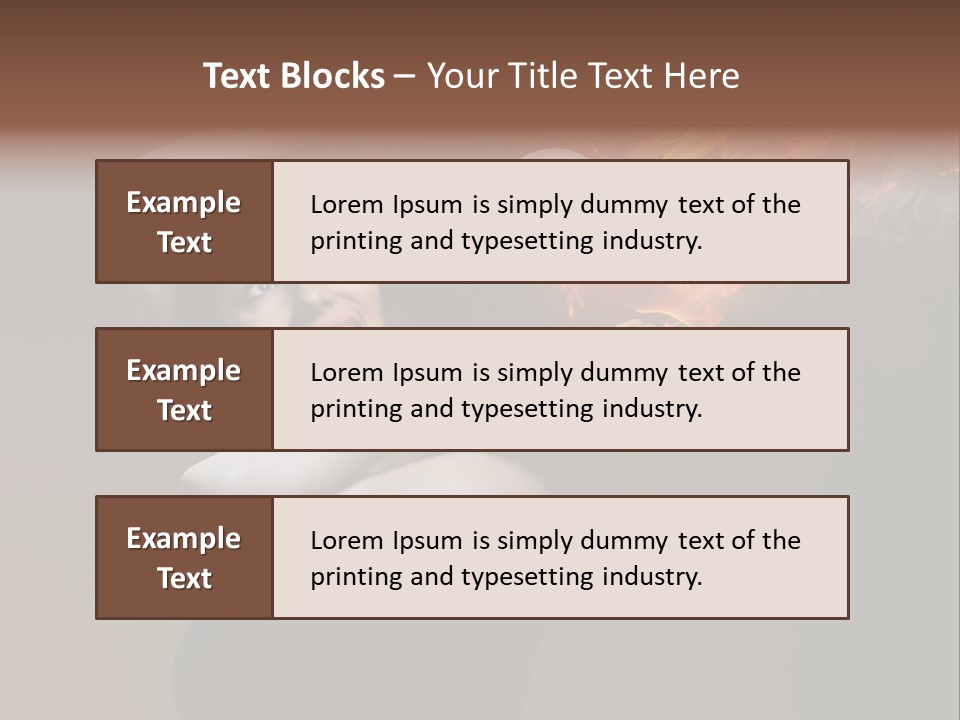 Smile Night Woman PowerPoint Template