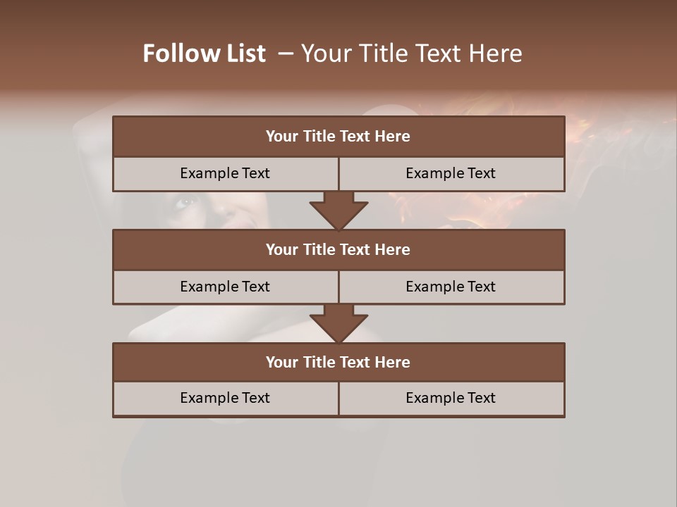 Smile Night Woman PowerPoint Template