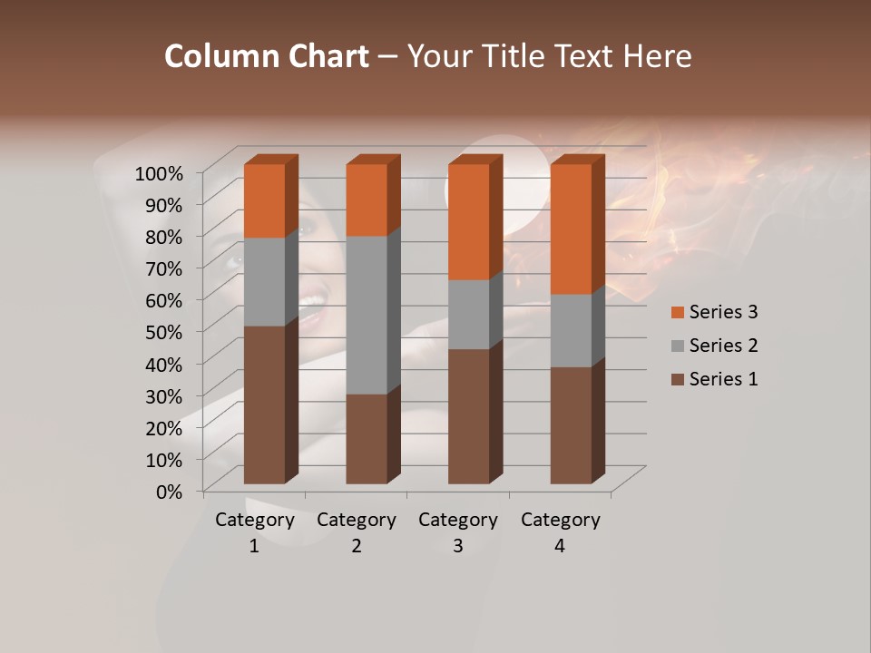 Smile Night Woman PowerPoint Template
