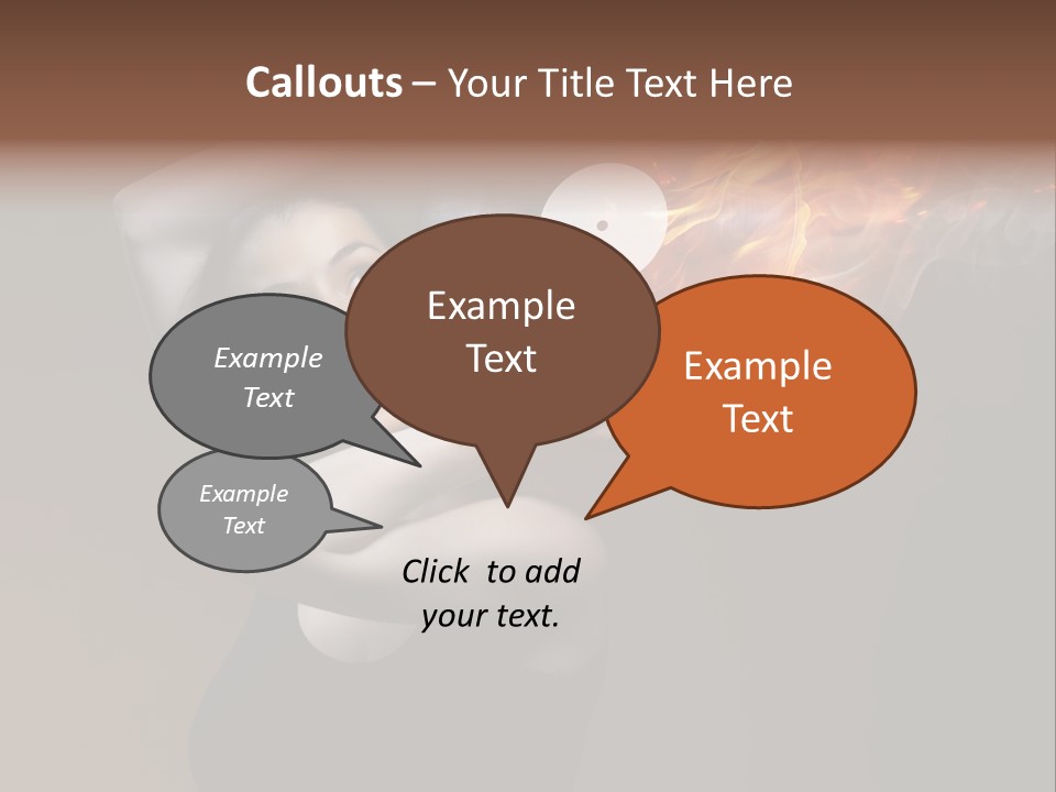 Smile Night Woman PowerPoint Template