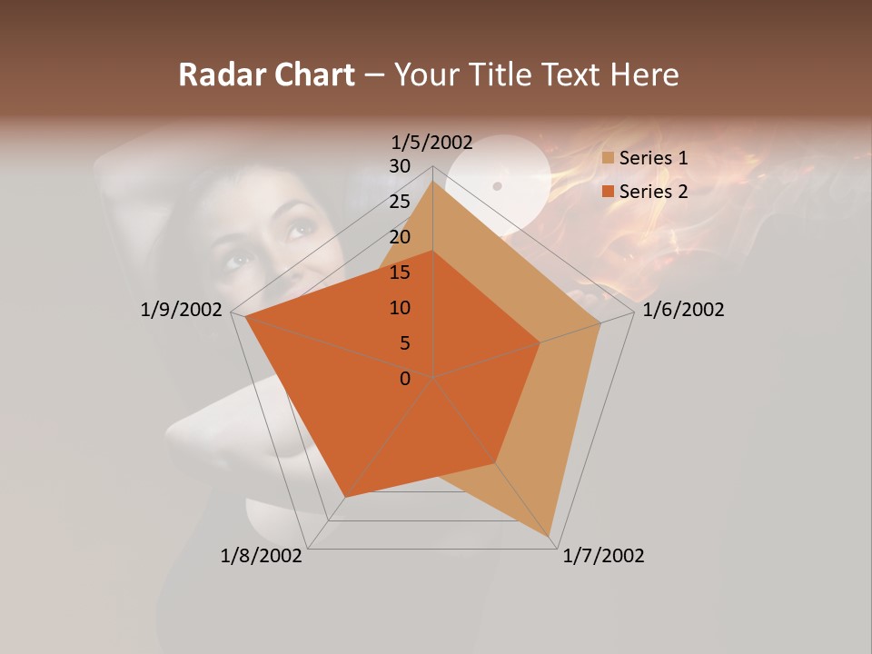 Smile Night Woman PowerPoint Template