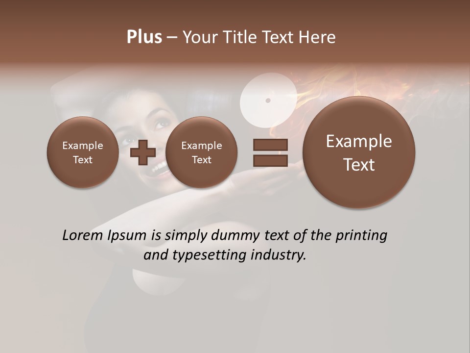 Smile Night Woman PowerPoint Template