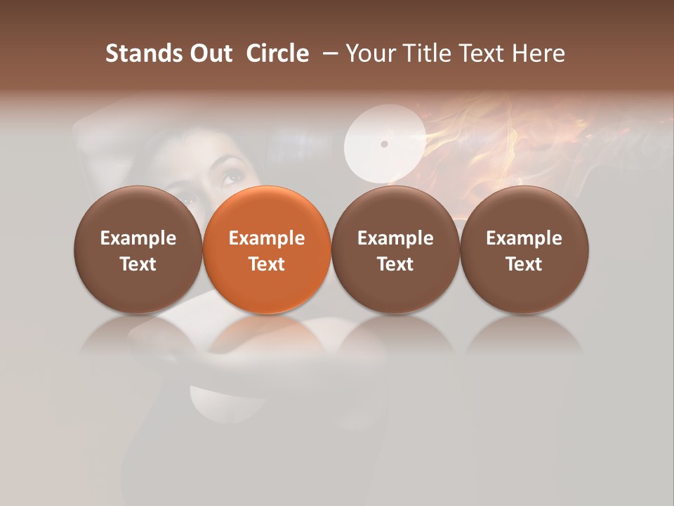 Smile Night Woman PowerPoint Template