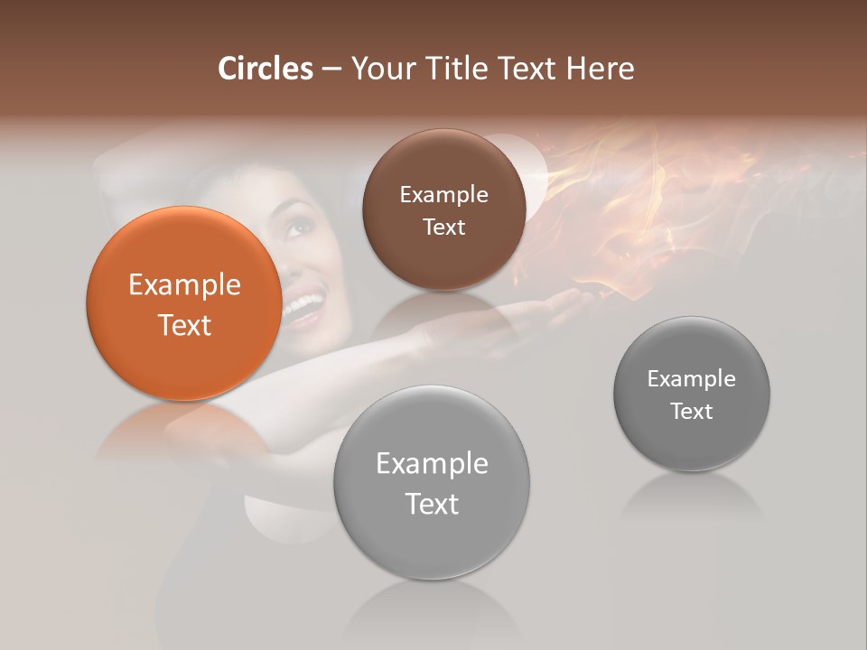 Smile Night Woman PowerPoint Template