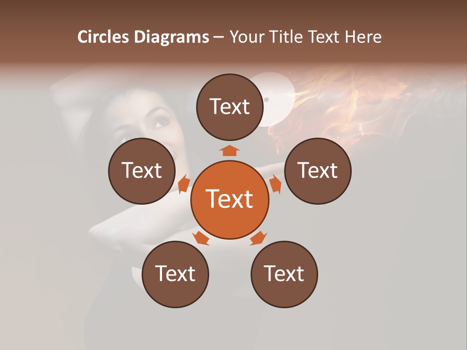 Smile Night Woman PowerPoint Template