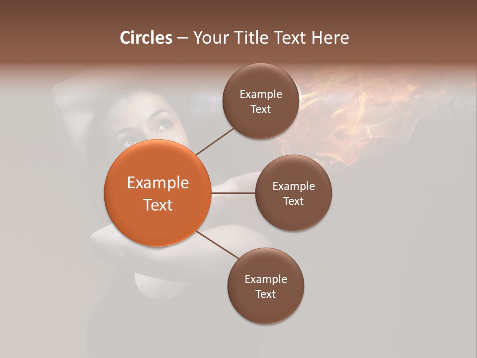 Smile Night Woman PowerPoint Template