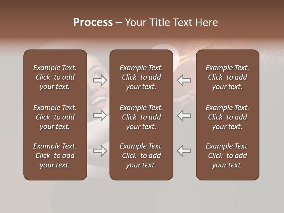Smile Night Woman PowerPoint Template