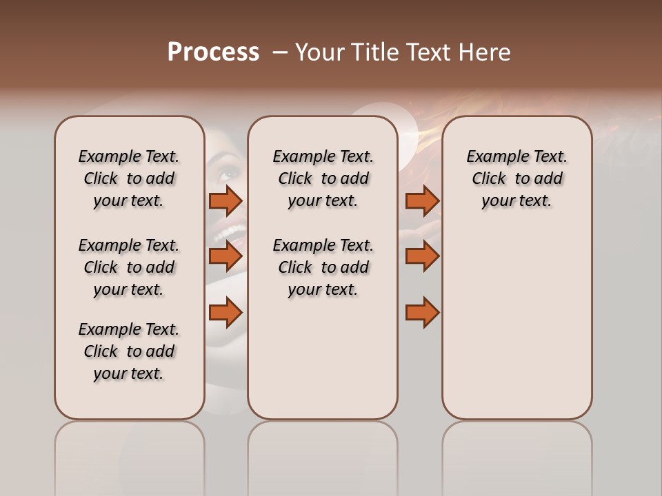 Smile Night Woman PowerPoint Template