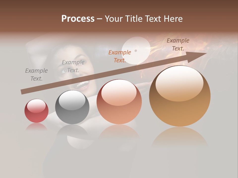 Smile Night Woman PowerPoint Template