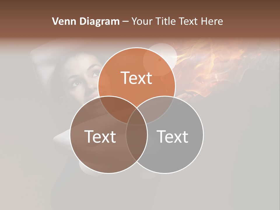 Smile Night Woman PowerPoint Template