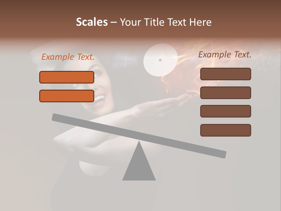 Smile Night Woman PowerPoint Template