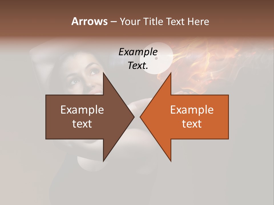 Smile Night Woman PowerPoint Template