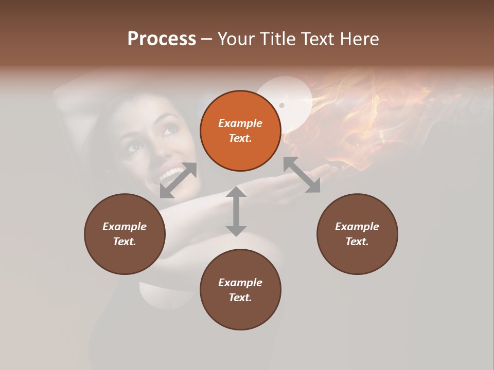 Smile Night Woman PowerPoint Template