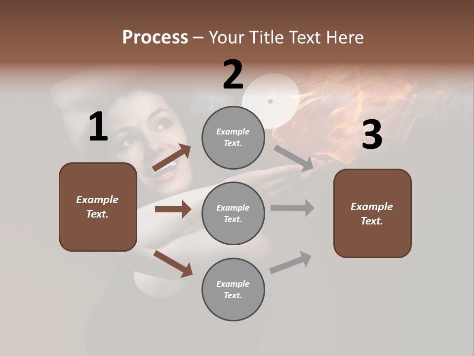 Smile Night Woman PowerPoint Template