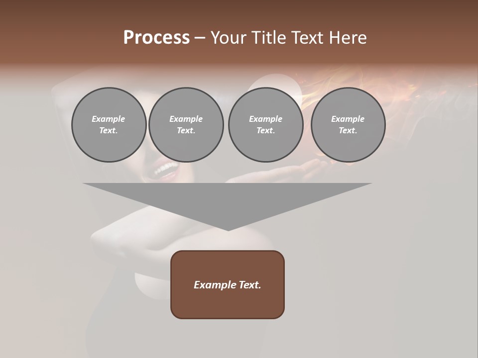 Smile Night Woman PowerPoint Template