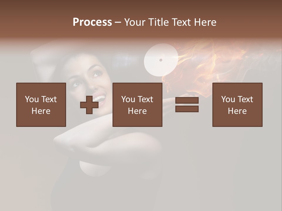 Smile Night Woman PowerPoint Template