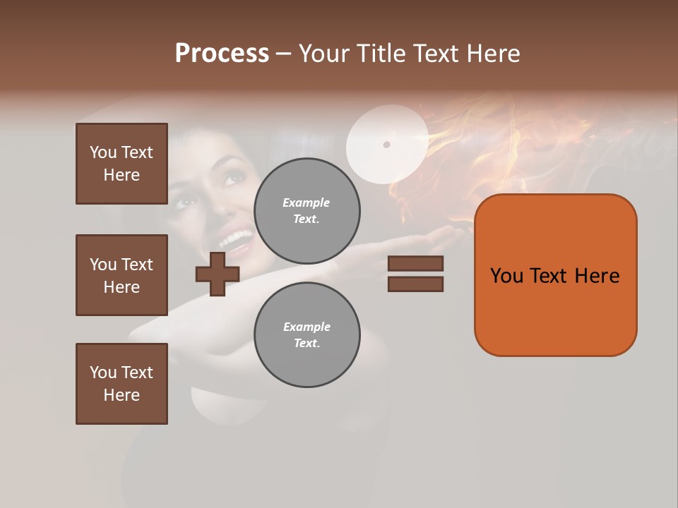 Smile Night Woman PowerPoint Template