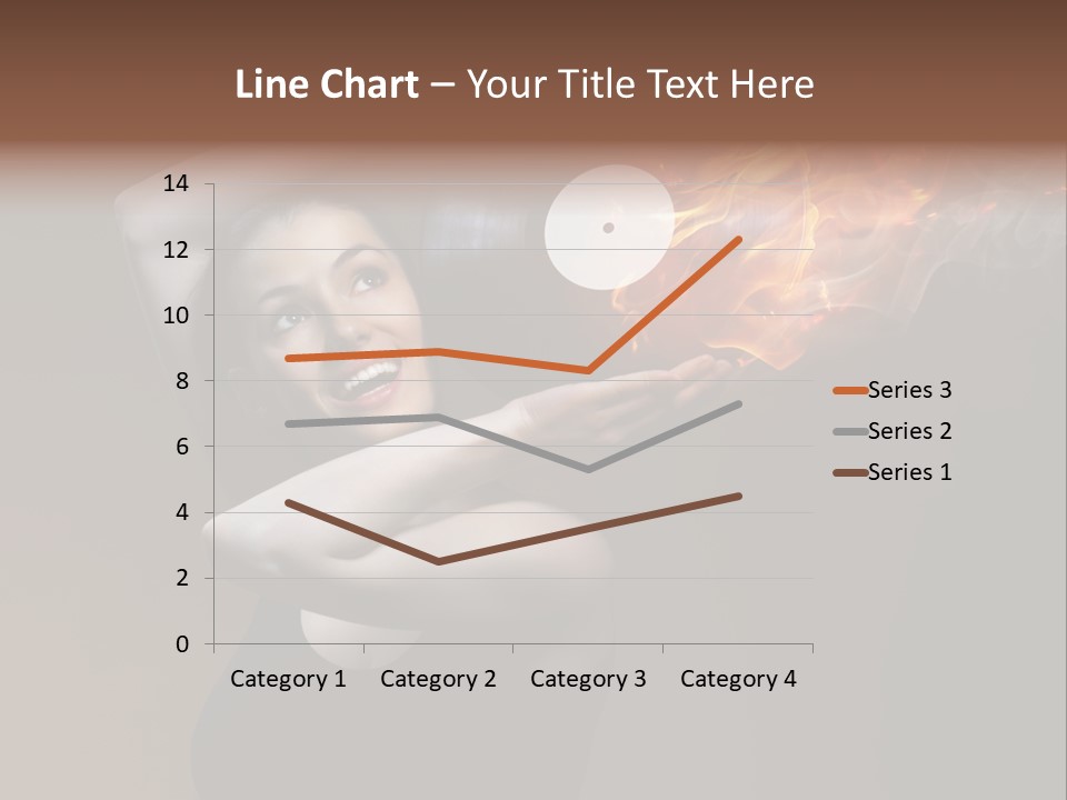 Smile Night Woman PowerPoint Template