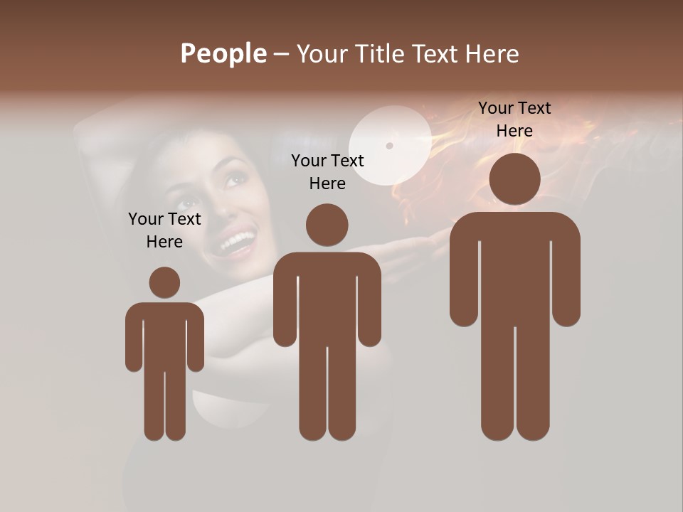 Smile Night Woman PowerPoint Template