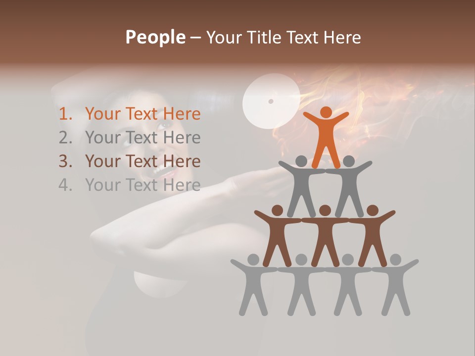 Smile Night Woman PowerPoint Template