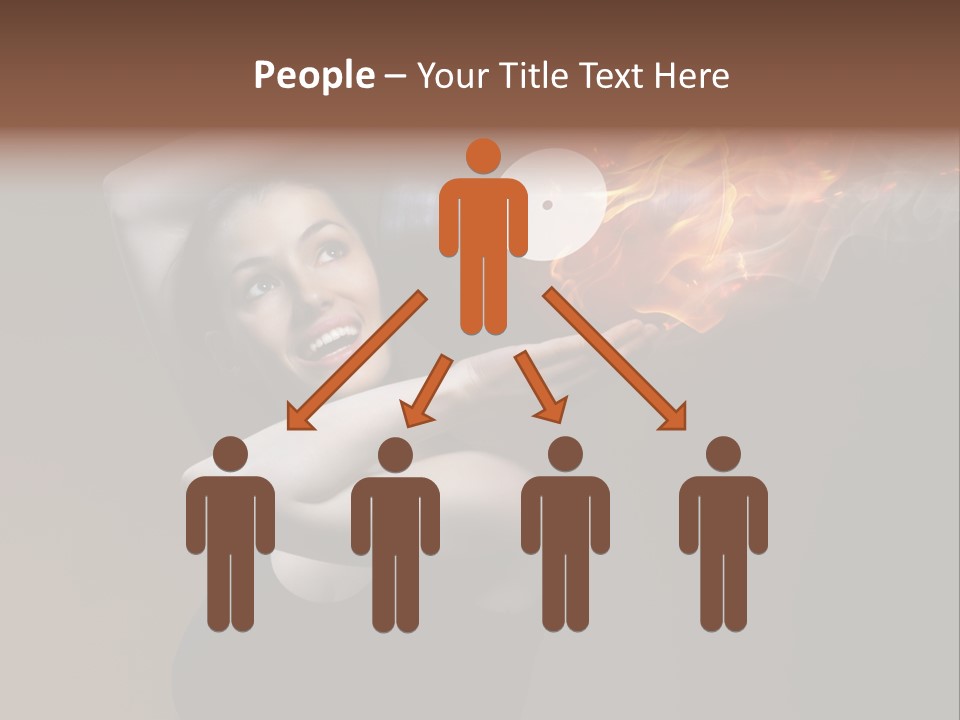 Smile Night Woman PowerPoint Template