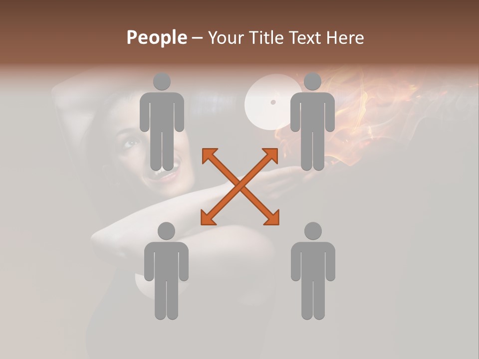 Smile Night Woman PowerPoint Template