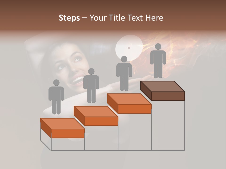 Smile Night Woman PowerPoint Template