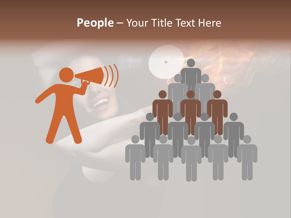 Smile Night Woman PowerPoint Template