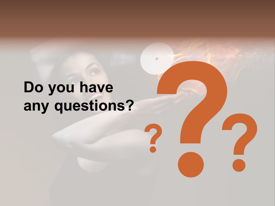 Smile Night Woman PowerPoint Template