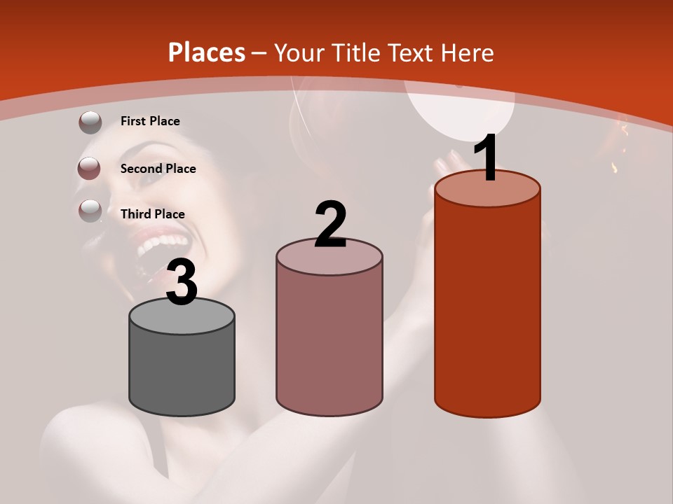 Portrait Burn Sound PowerPoint Template