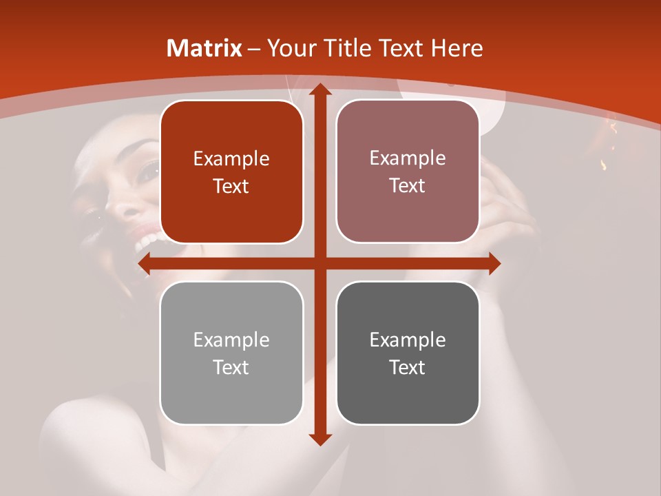 Portrait Burn Sound PowerPoint Template